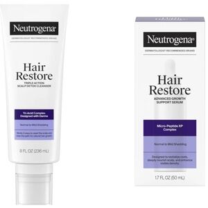Neutrogena Hair Restore Scalp Detox Cleanser & Growth Support Serum